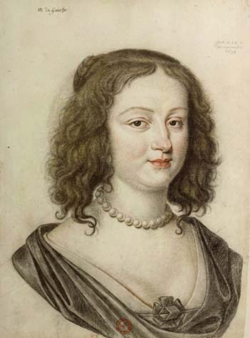 Franoise-Marguerite du Plessis de Chivr - par Daniel Dumonstier